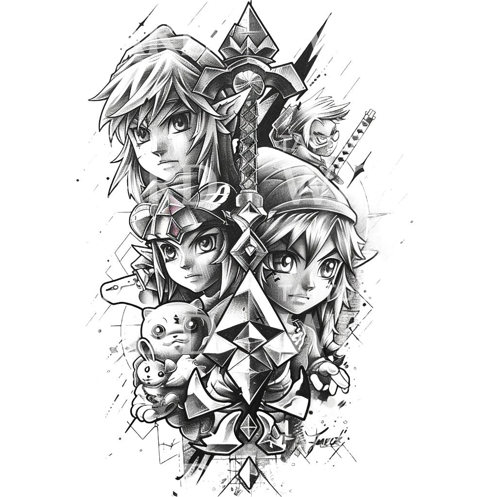 Legend of Zelda tattoo ideas 0049