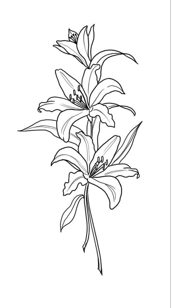 lily tattoo ideas 0010