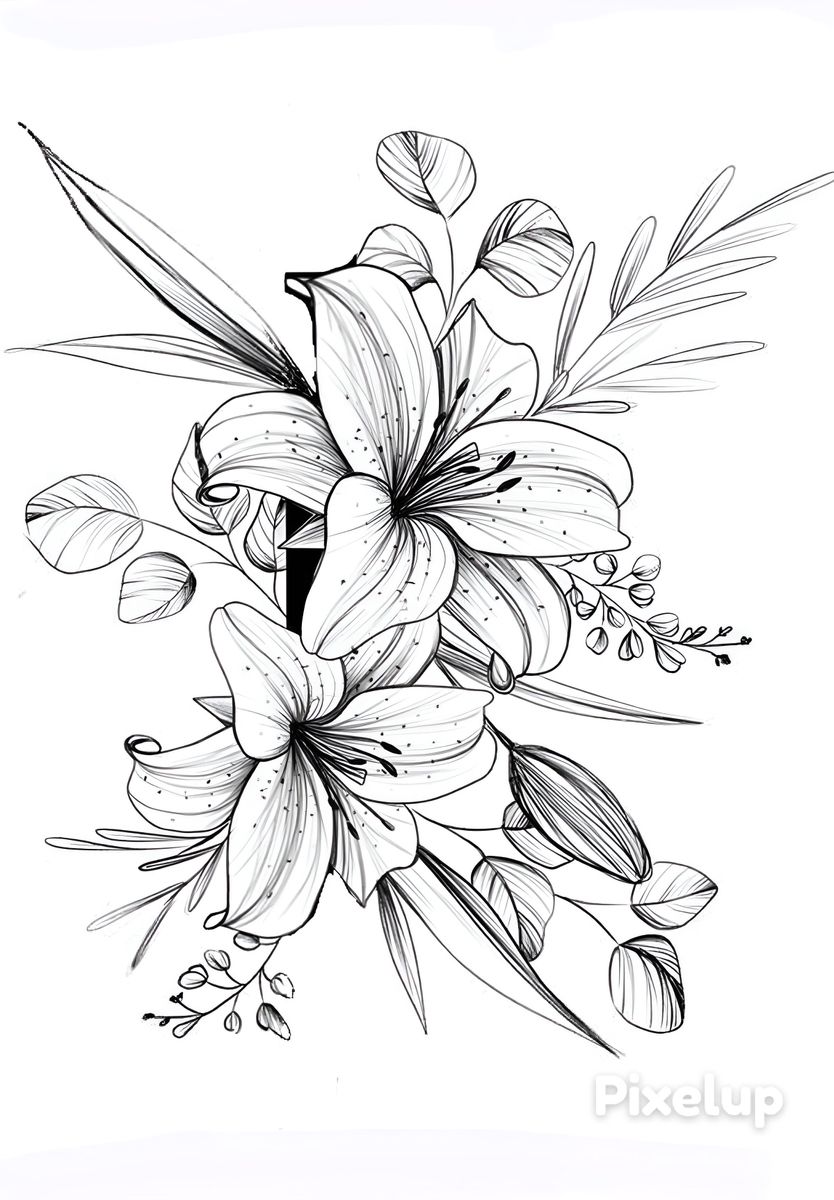 lily tattoo ideas 0052