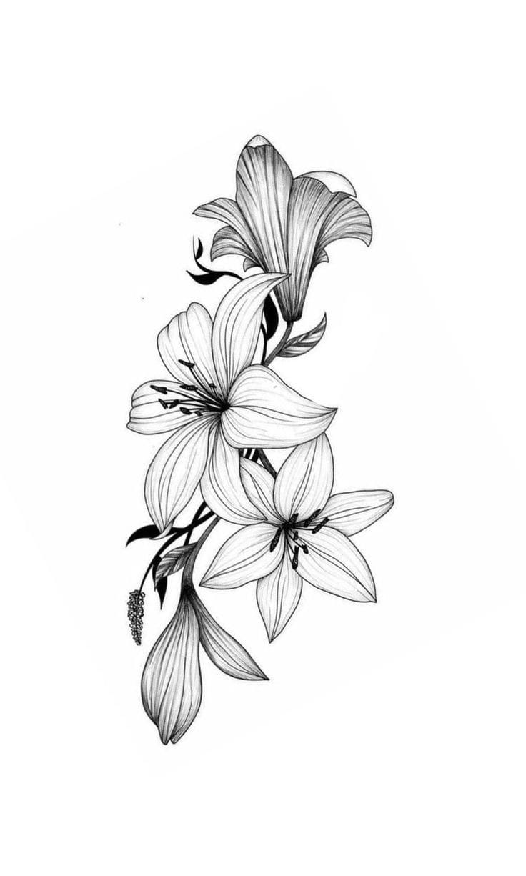 lily tattoo ideas 0058