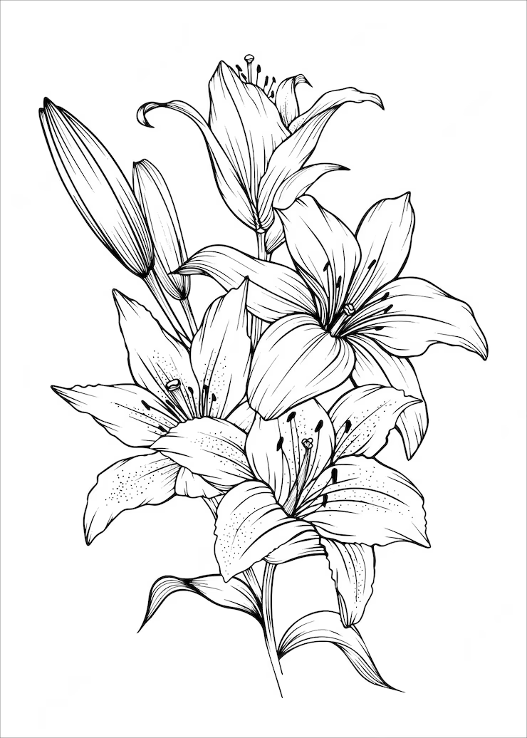 lily tattoo ideas 0087