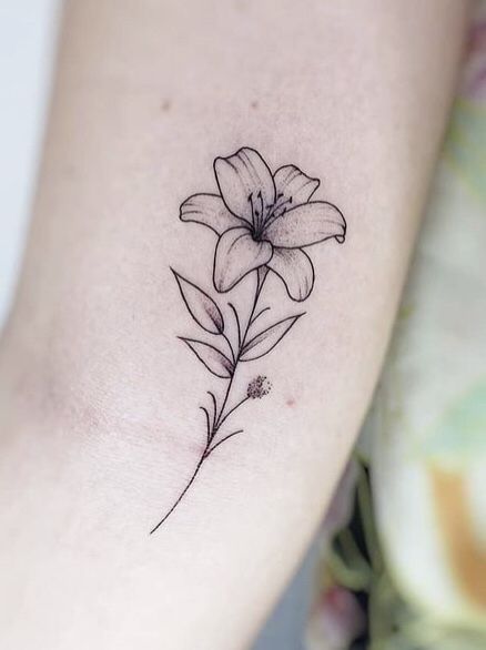 lily tattoo ideas 0091