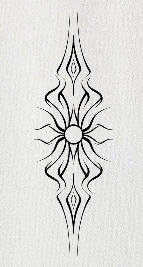 line art tattoo ideas 0036