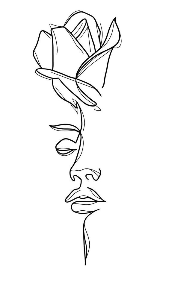 line art tattoo ideas 0070