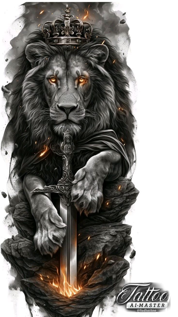 lion tattoo ideas 0010