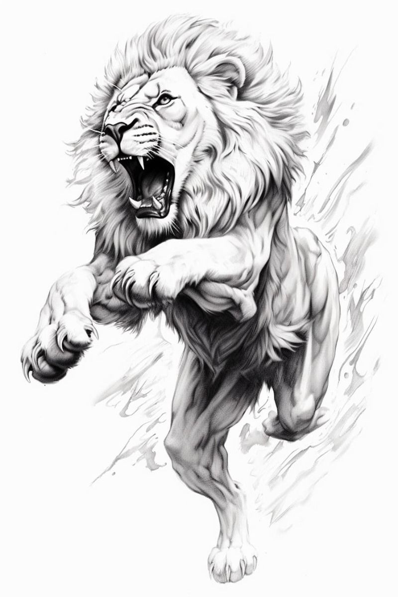 lion tattoo ideas 0020