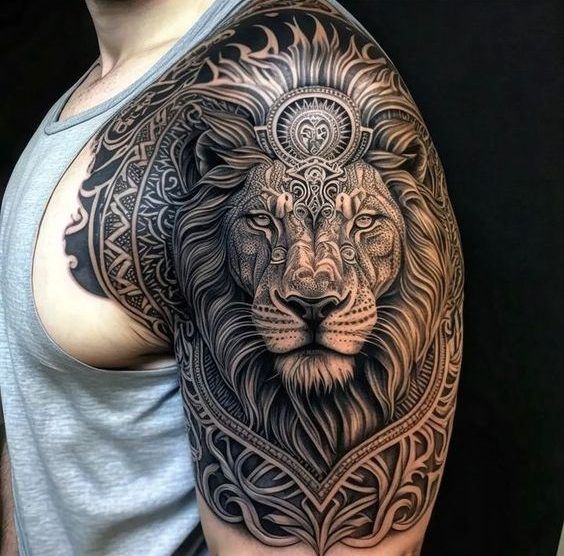 lion tattoo ideas 0027