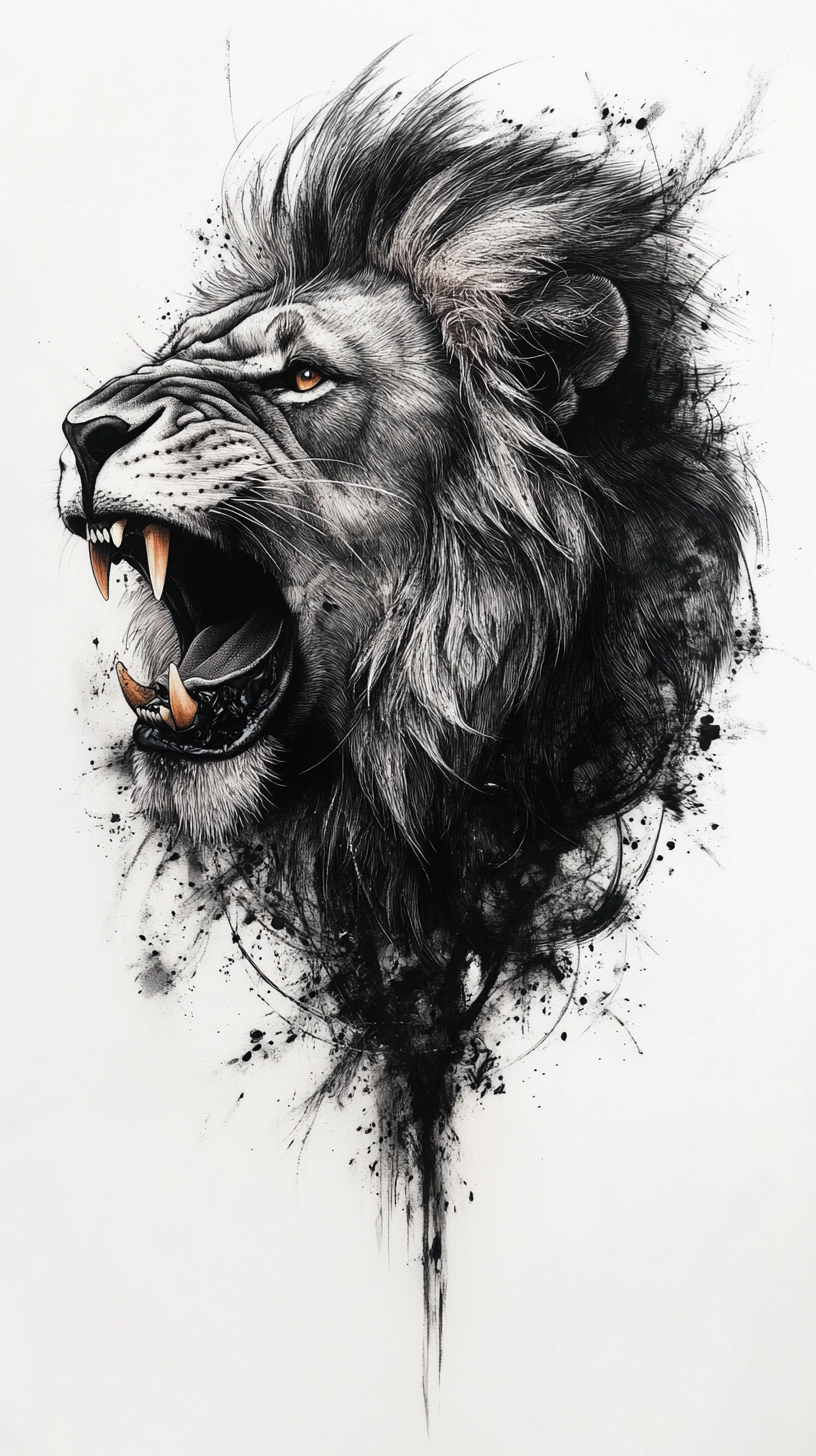 lion tattoo ideas 0032