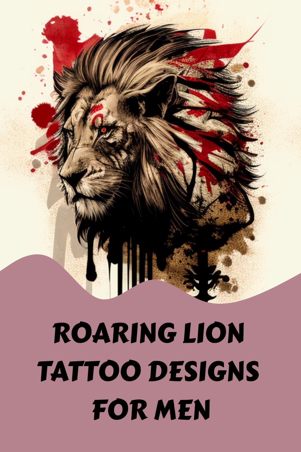 lion tattoo ideas 0036