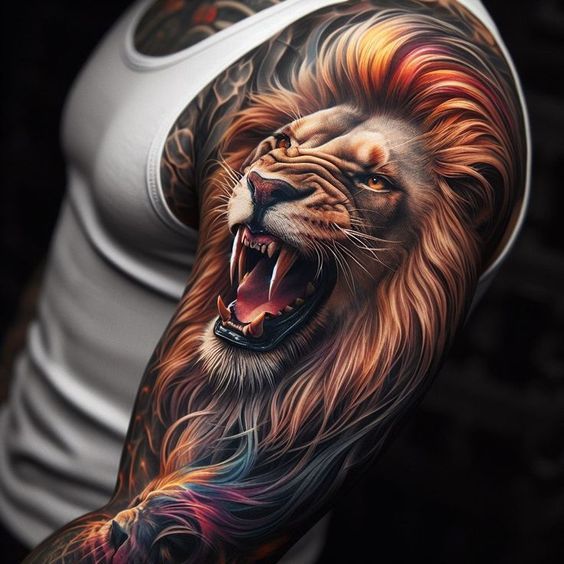 lion tattoo ideas 0038