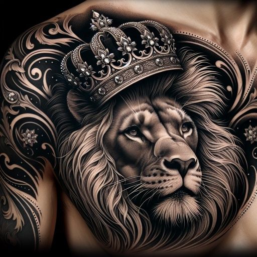 lion tattoo ideas 0055