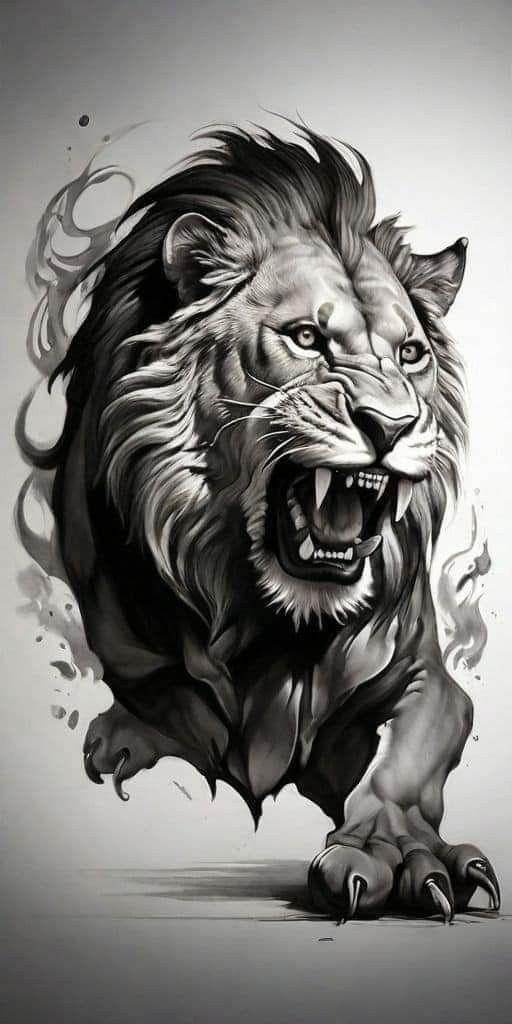 lion tattoo ideas 0068