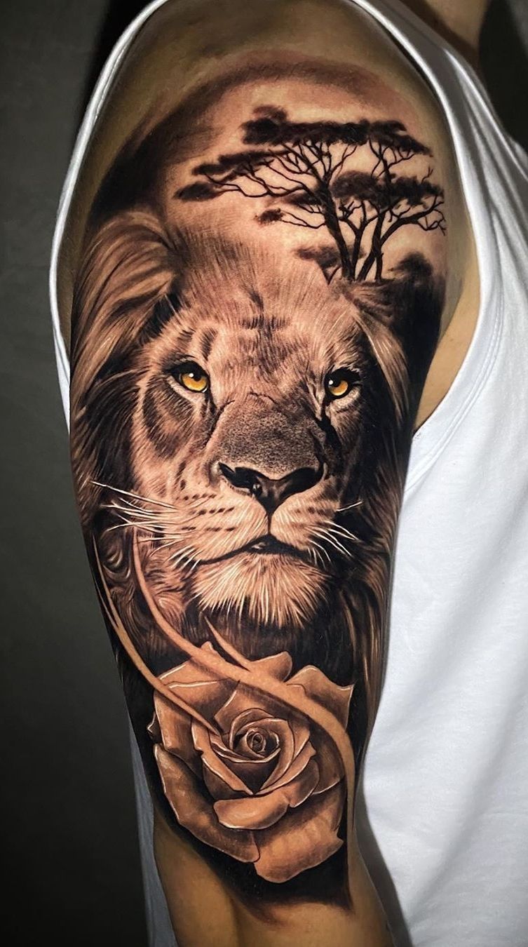 lion tattoo ideas 0077