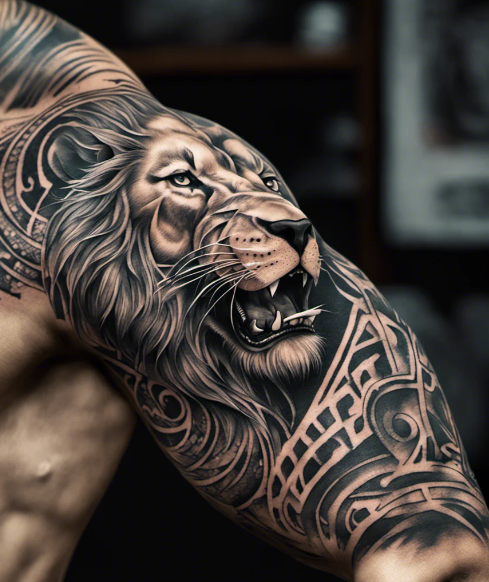 lion tattoo ideas 0095