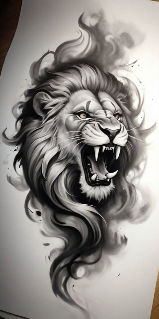 lion tattoo ideas 0012