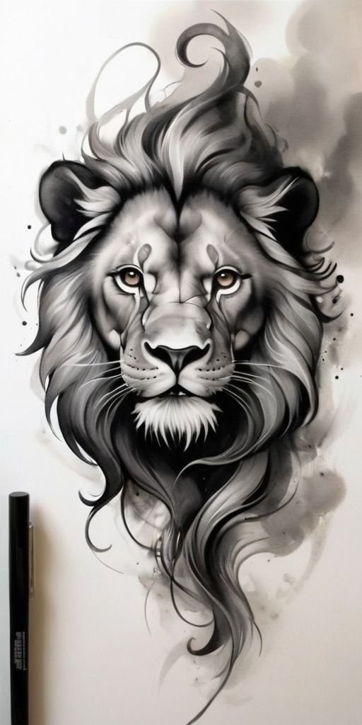 lion tattoo ideas 0021