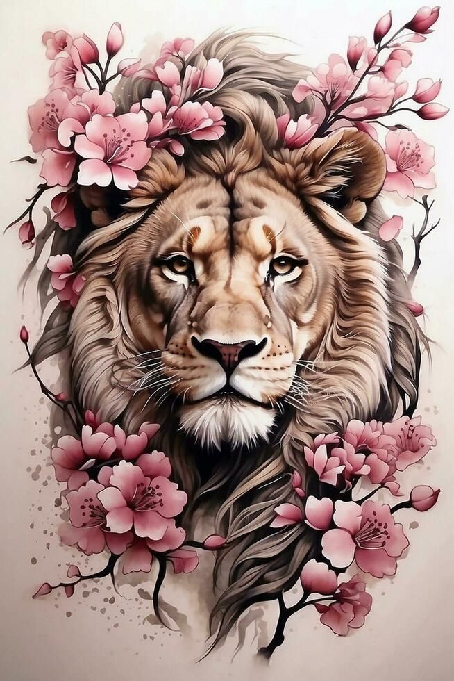 lion tattoo ideas 0026