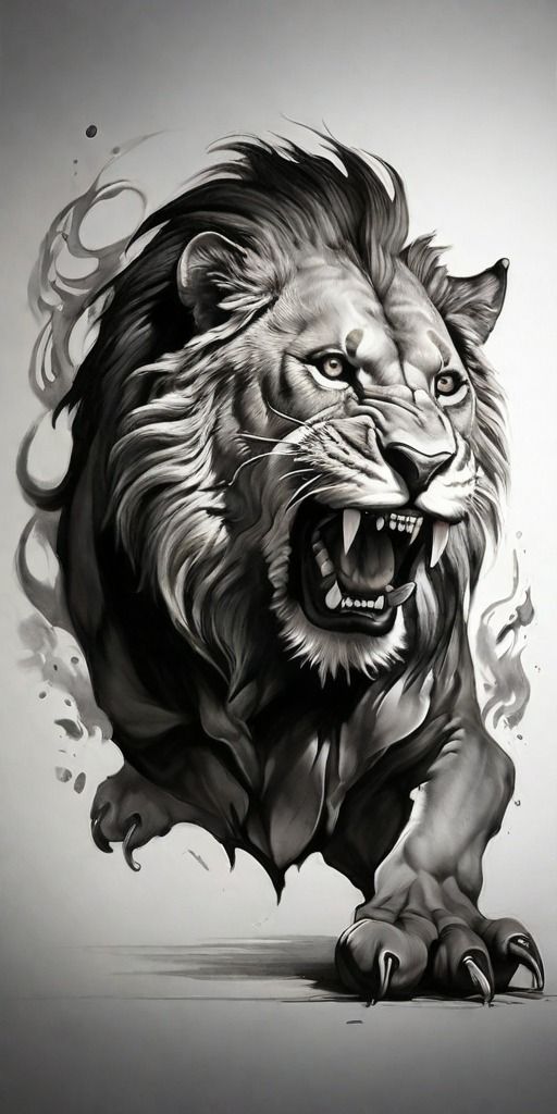 lion tattoo ideas 0048