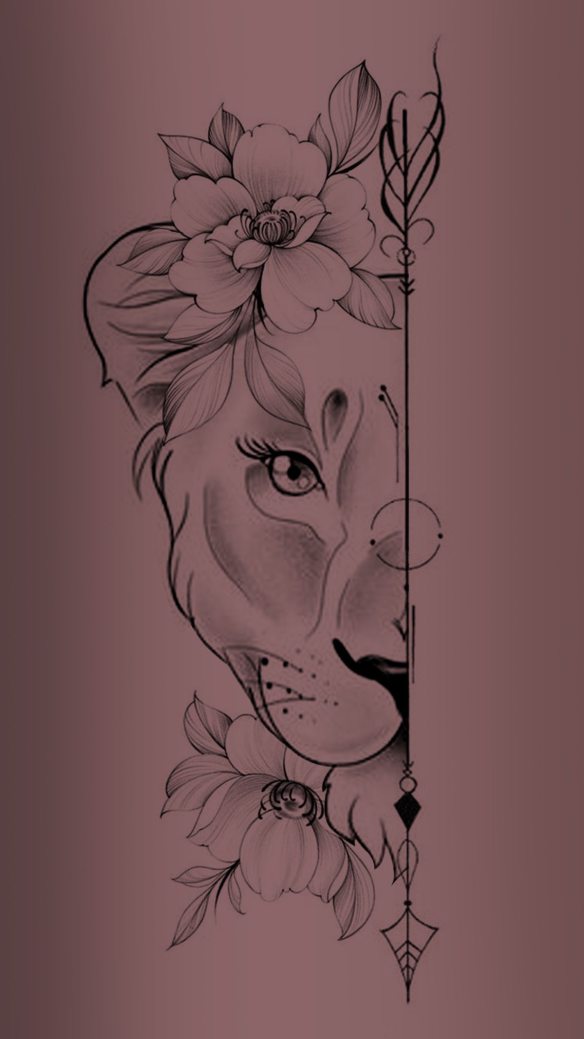 lion tattoo ideas 0069