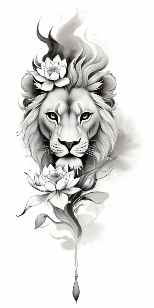 lion tattoo ideas 0092