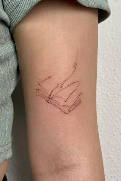 literary small tattoo designs for enthusiasts