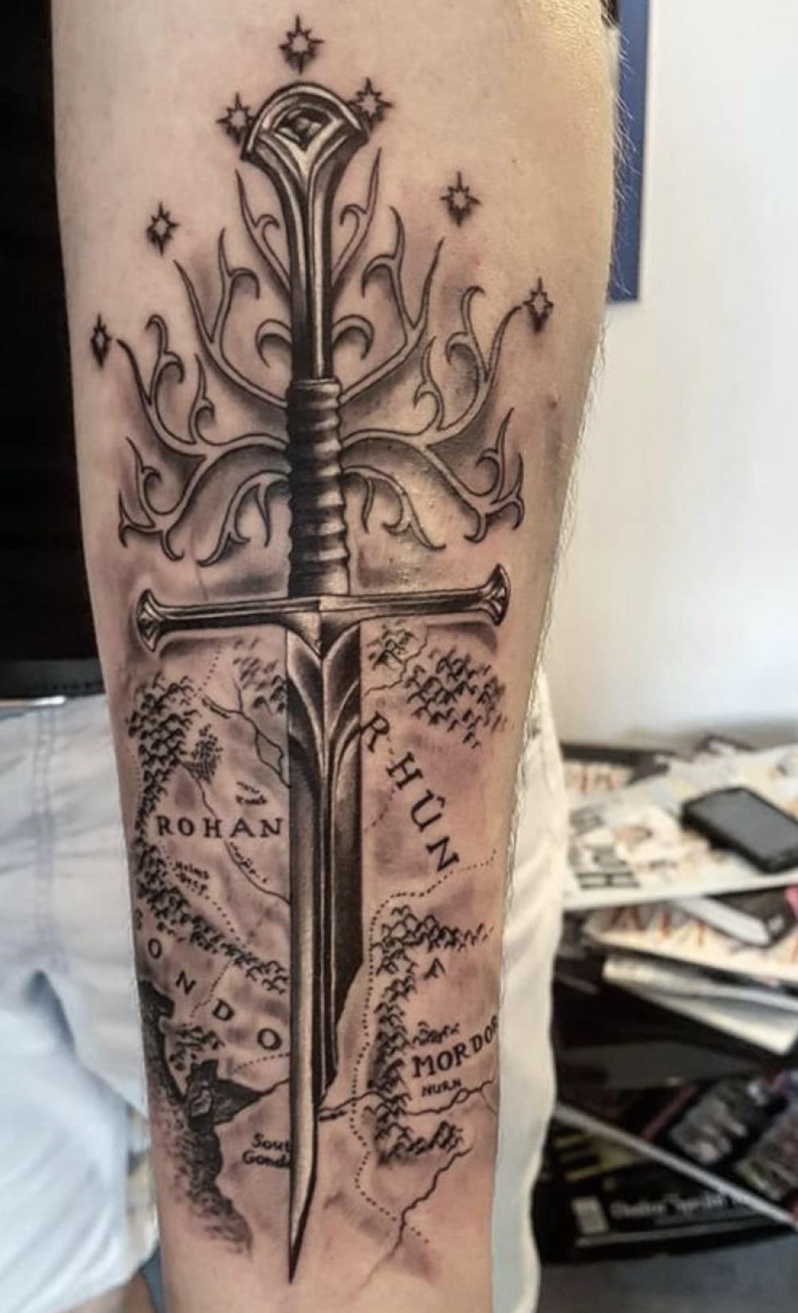 lord of the rings tattoo ideas 0011