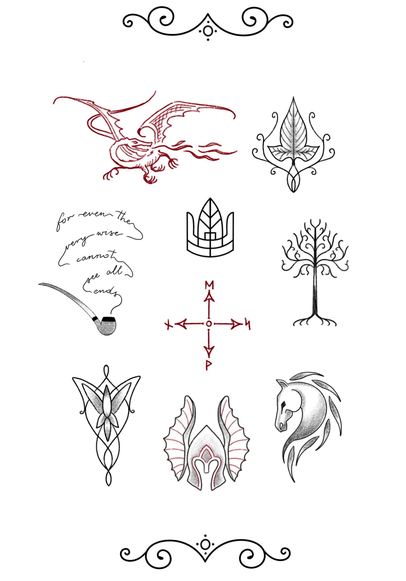 lord of the rings tattoo ideas 0025