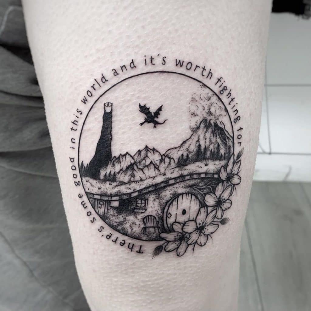 lord of the rings tattoo ideas 0044