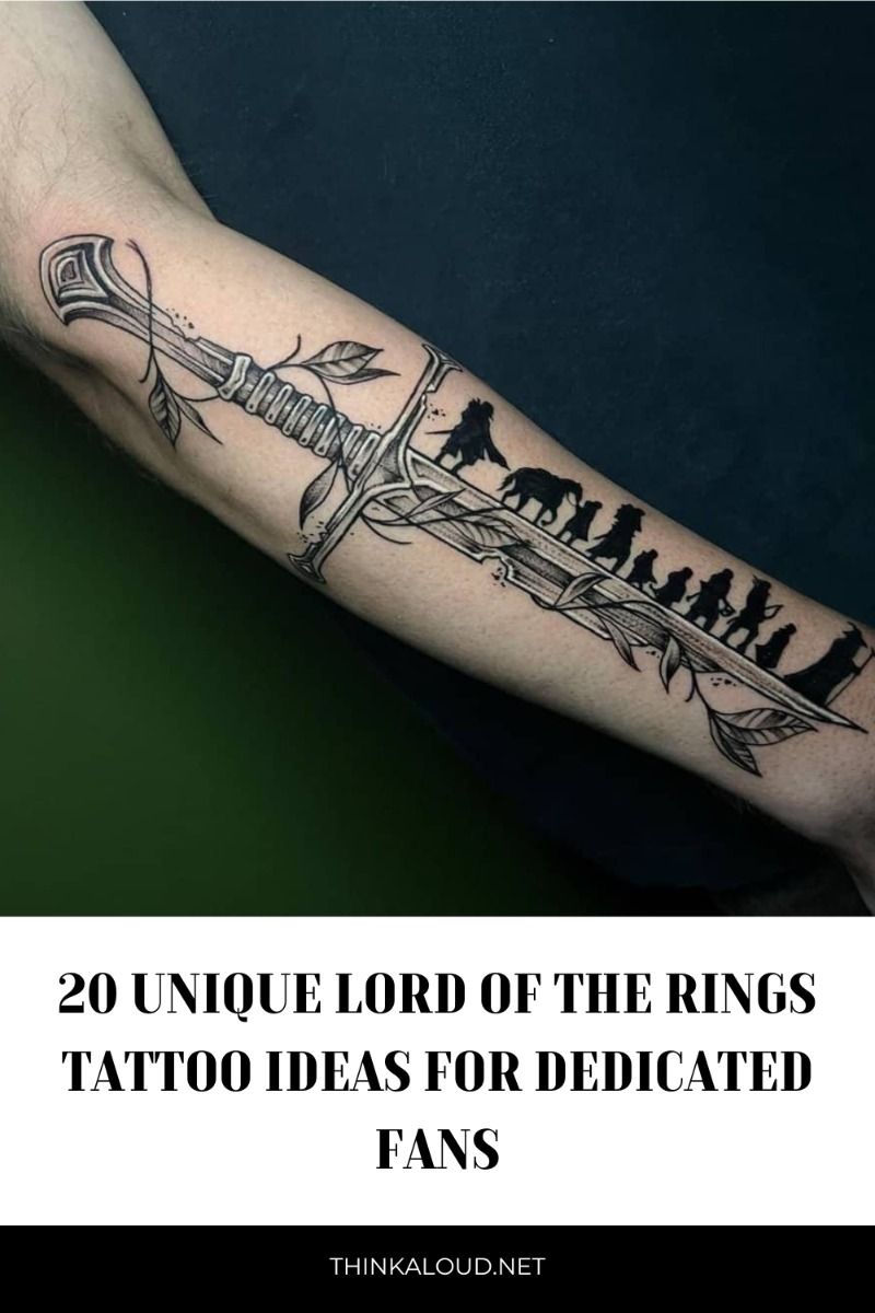 lord of the rings tattoo ideas 0090