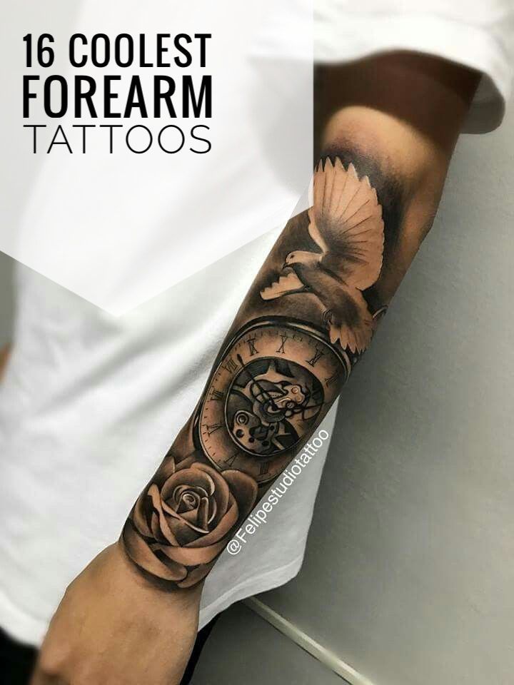 lower arm tattoo concepts for guys.