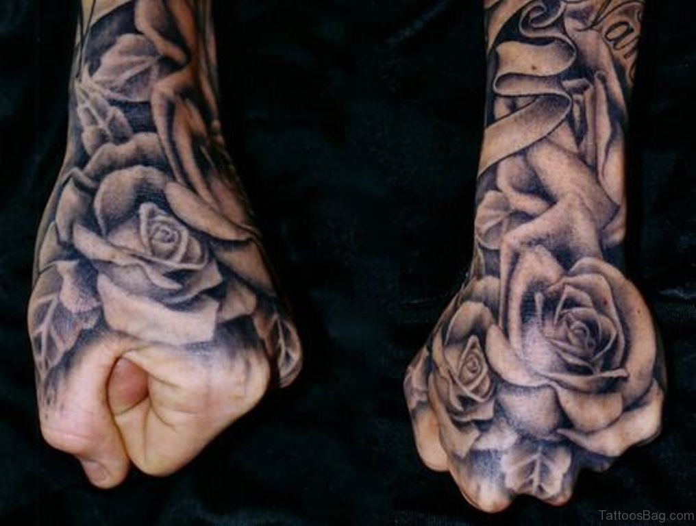 male flower tattoo ideas 0071