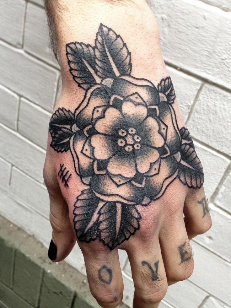 male flower tattoo ideas 0084