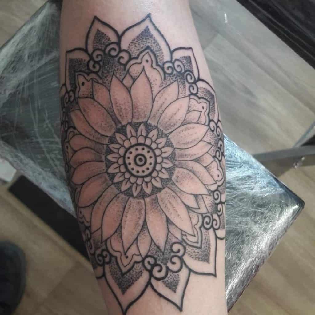 male flower tattoo ideas 0086