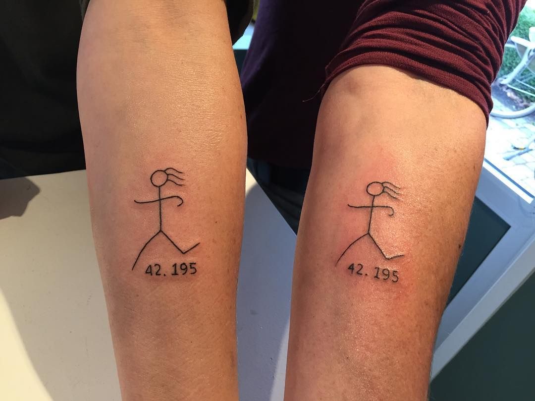 Marathon tattoo ideas for runners