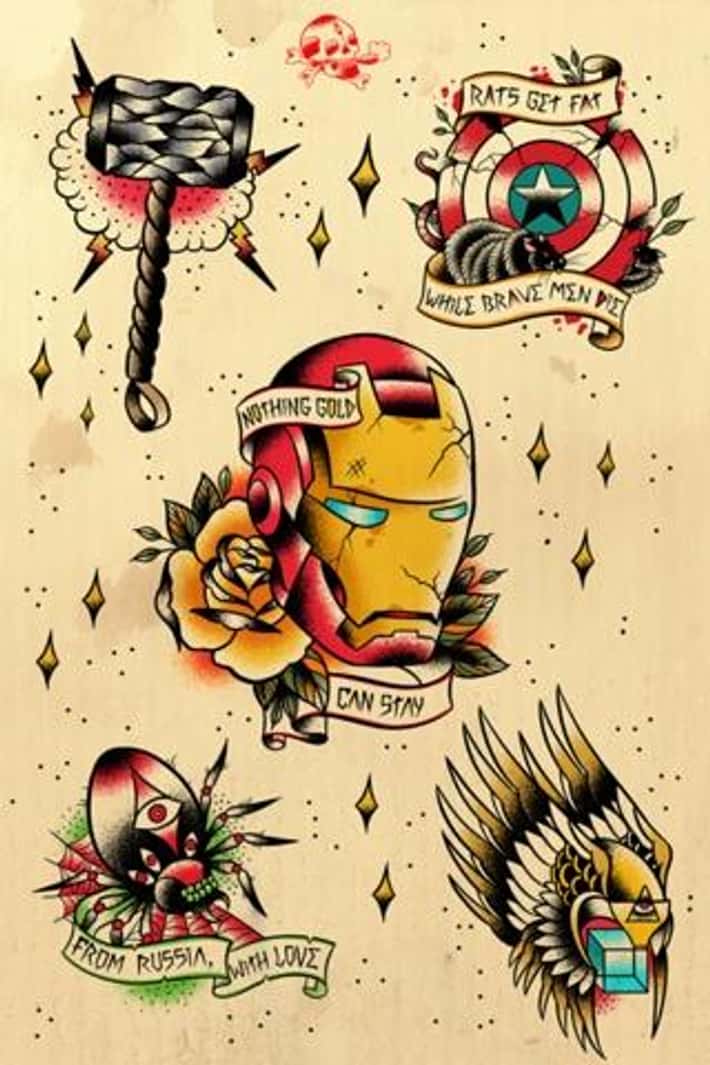 Marvel tattoo ideas 0031