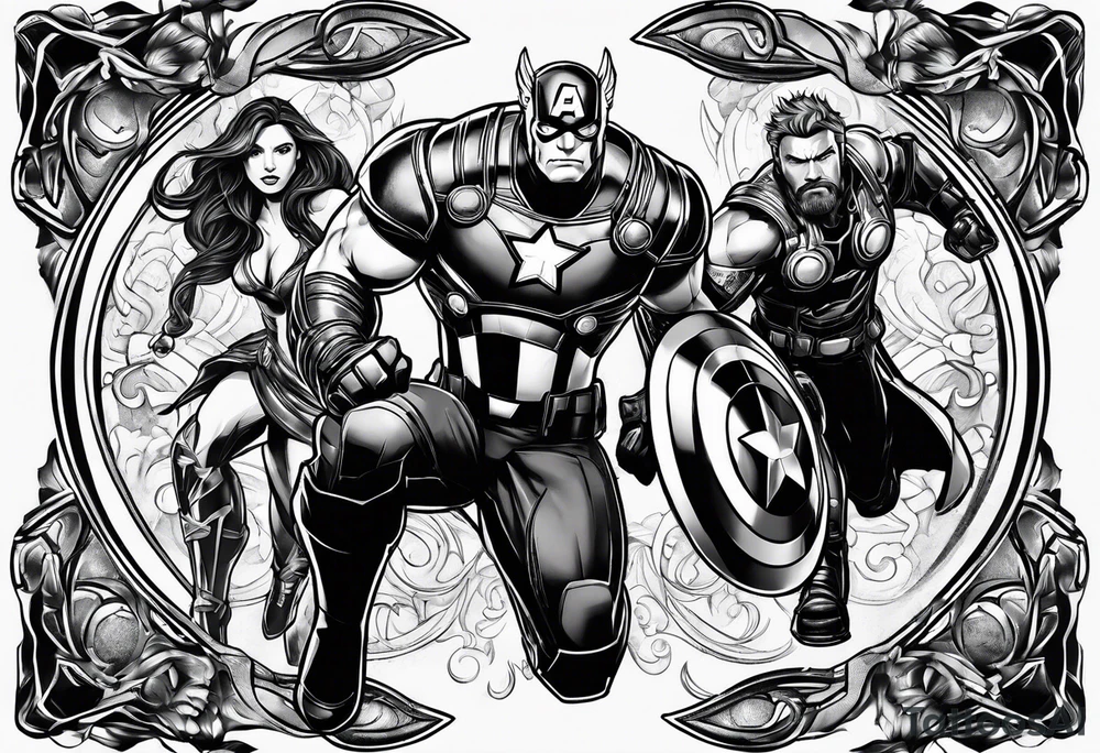 Marvel tattoo ideas 0070