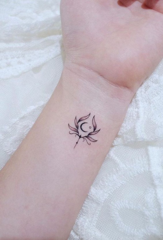 Meaningful Aries tattoo small 0043