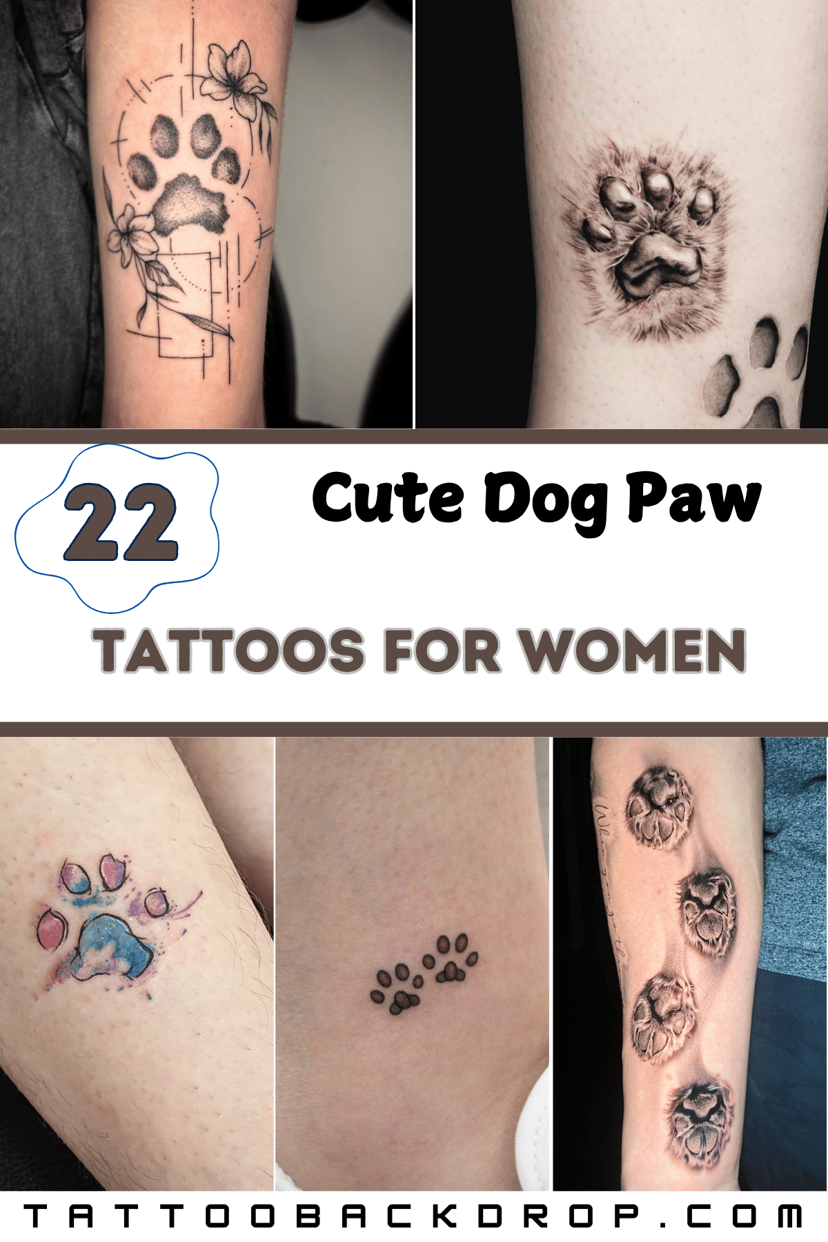 meaningful dog paw tattoo symbolism