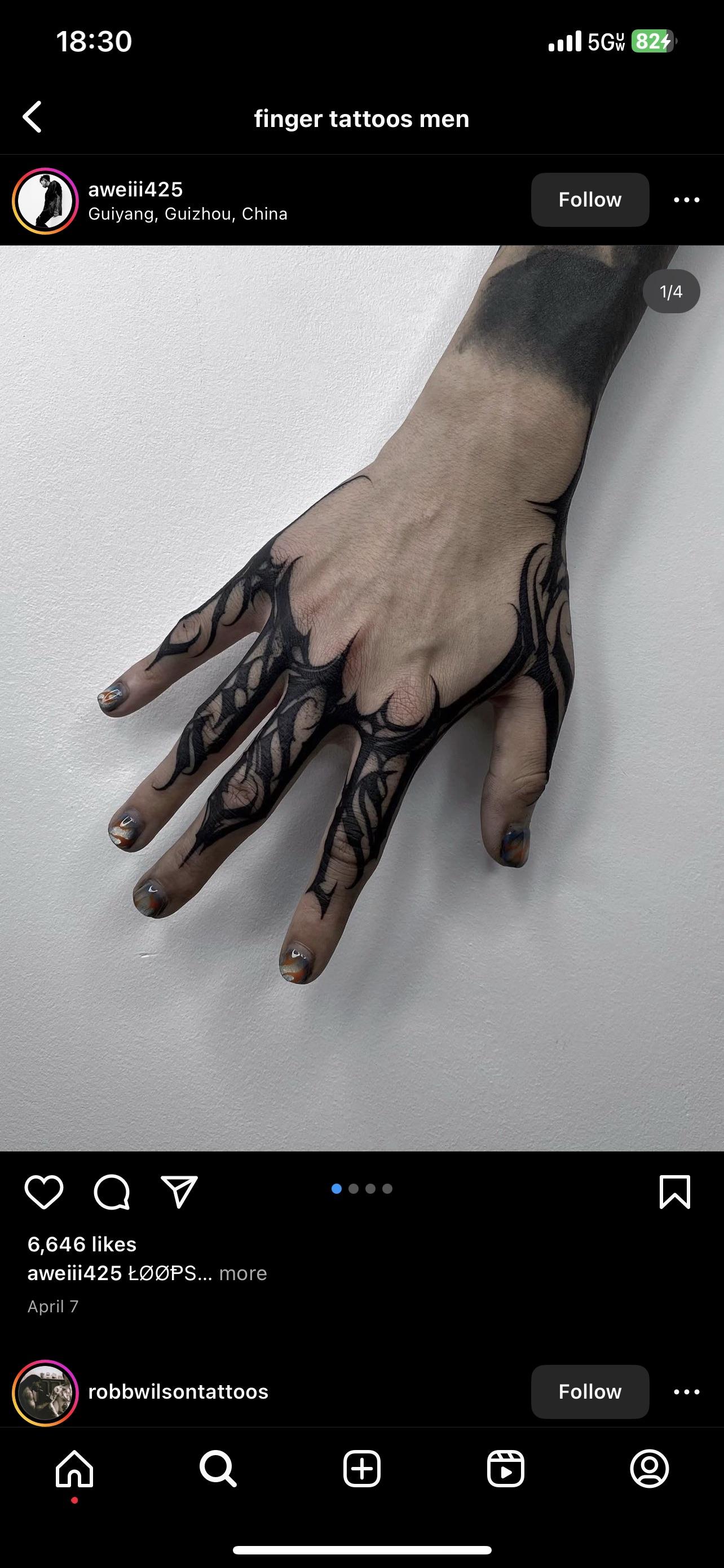 meaningful finger tattoo ideas for men