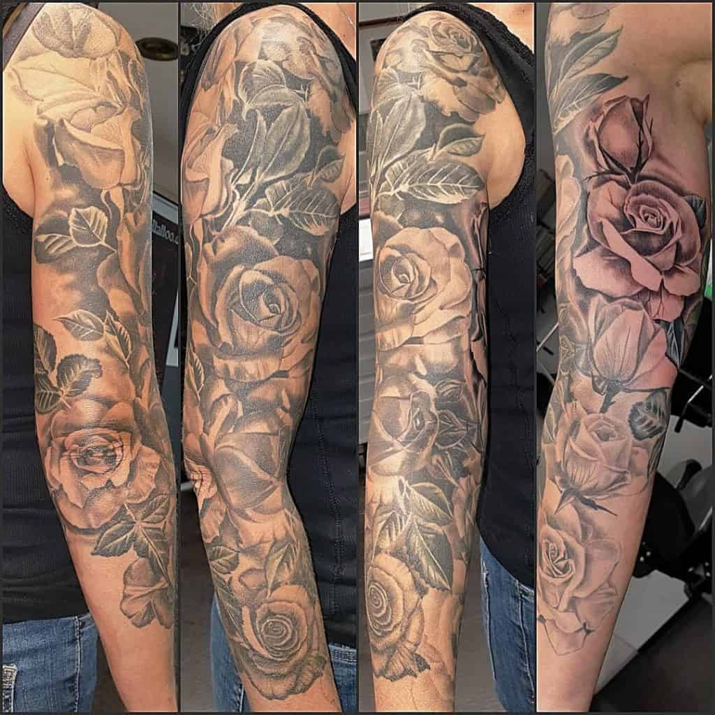 meaningful male flower tattoo ideas