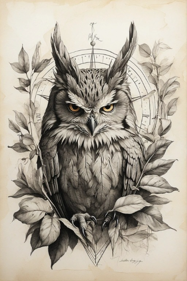 meaningful owl tattoo inspirations