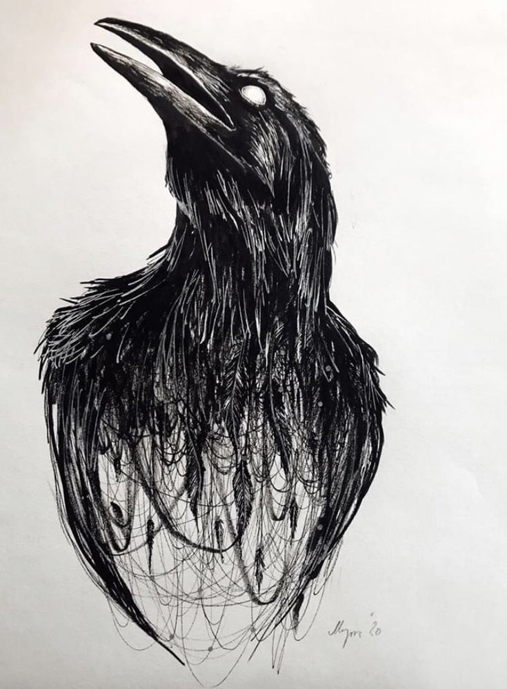 meaningful raven tattoo symbolism