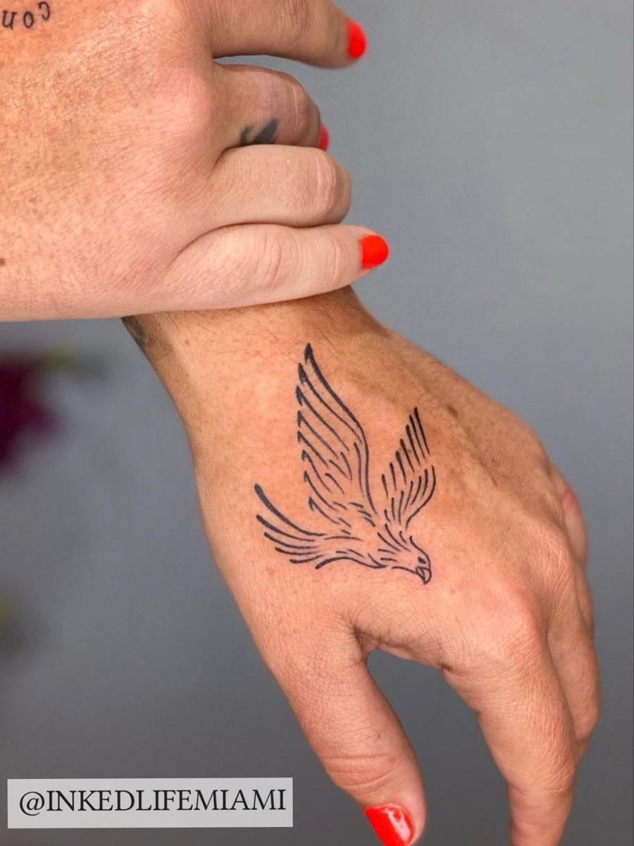 meaningful small hawk tattoo options