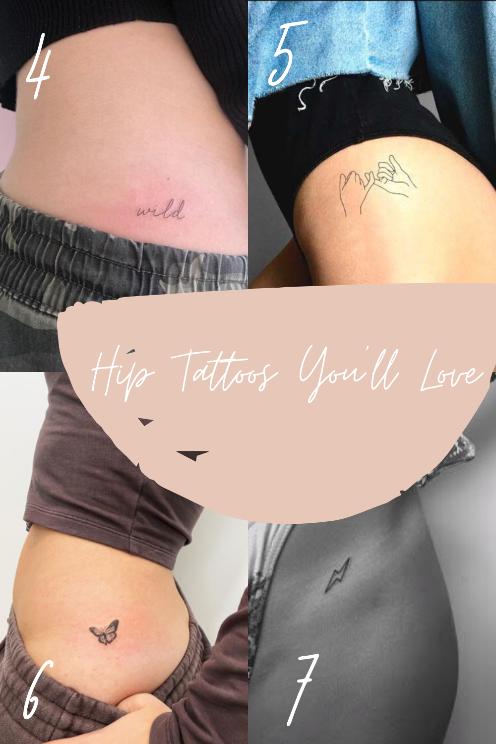 meaningful small hip tattoos