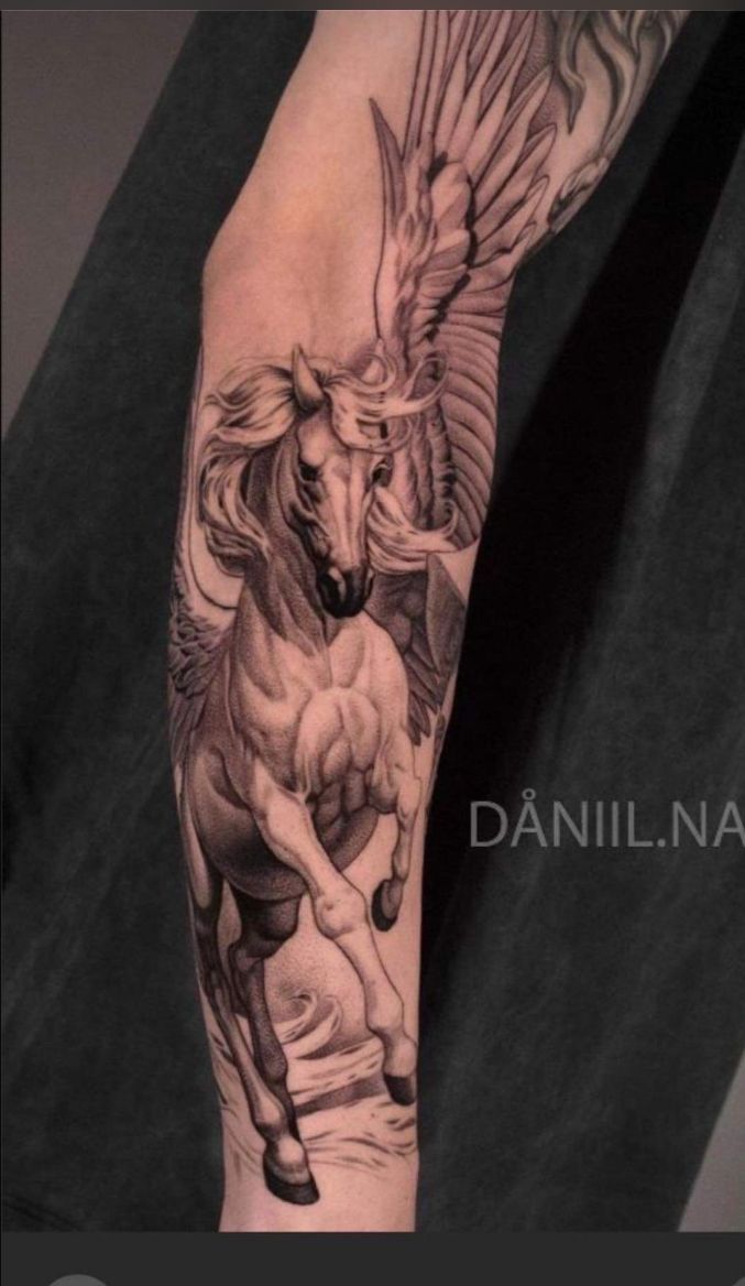 meaningful small horse tattoo for animal lovers