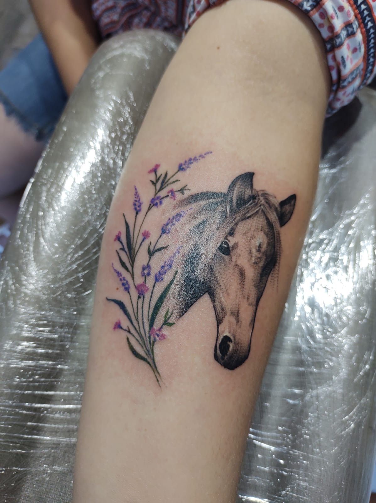 meaningful small horse tattoo 0021