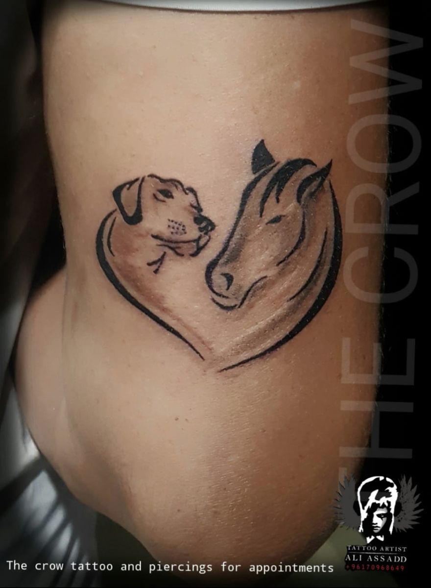 meaningful small horse tattoo 0037