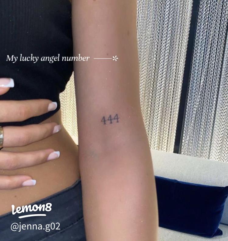 meaningful small tattoos with angel numbers