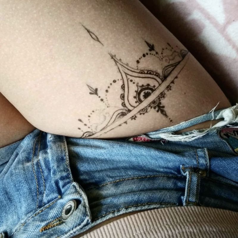 meaningful upper thigh tattoo symbolism.