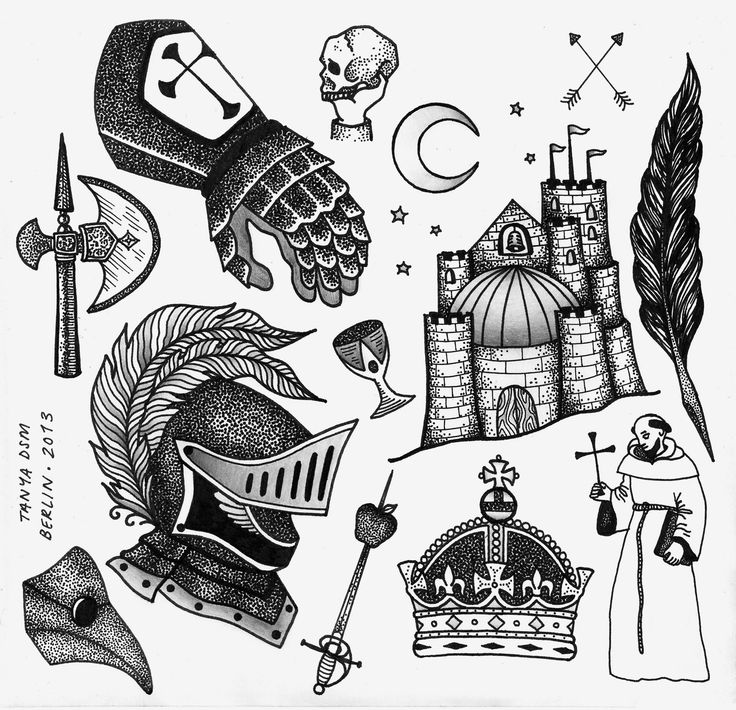 medieval tattoo ideas 0013